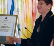 RUTH RASNIC RECEIVES KNESSET PRIZE